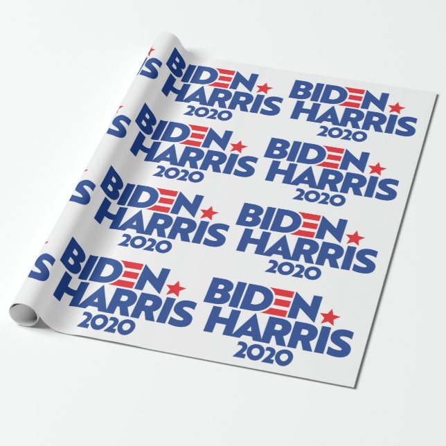 Biden Harris 2020 Wrapping Paper (Unrolled)