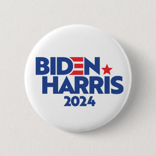 BIDEN HARRIS 2024 6 CM ROUND BADGE