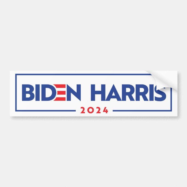 Biden Harris 2024 Bumper Sticker (Front)