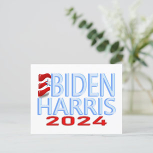 Biden Harris 2024 Election Postcard
