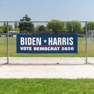 Biden Harris 2024 election vote democrat political Banner