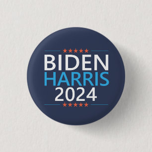 Biden Harris 2024 for President US Election 3 Cm Round Badge
