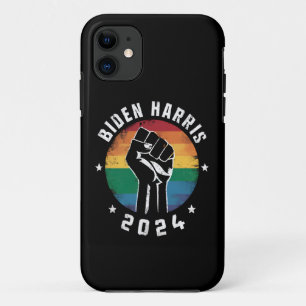 Biden Harris 2024 LGBT Rainbow Gay Pride Election  Case-Mate iPhone Case