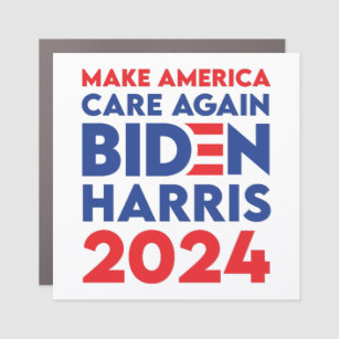 Biden / Harris - 2024 - Make America Care Again Car Magnet
