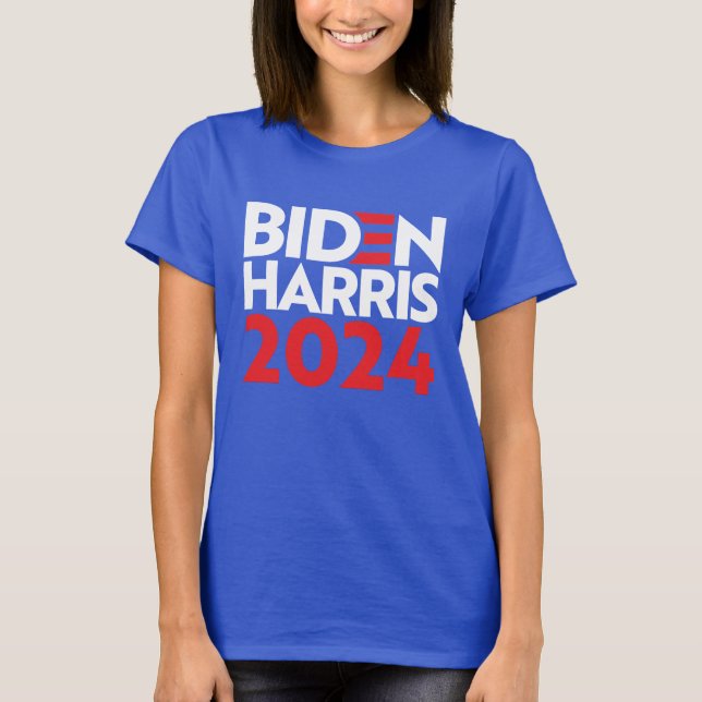 BIDEN HARRIS 2024 T-Shirt (Front)