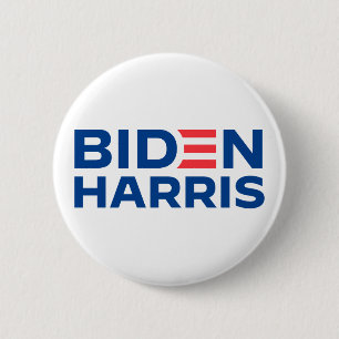Biden Harris 6 Cm Round Badge
