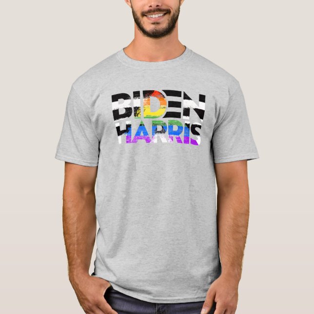 Biden Harris Ally Pride T-Shirt (Front)