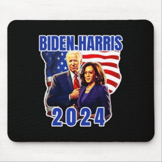 Biden Harris American Flag Vote 2024 Election Mouse Pad