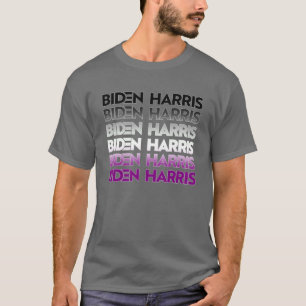 Biden Harris Asexual Pride T-Shirt