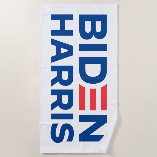 Biden Harris Beach Towel (Front)