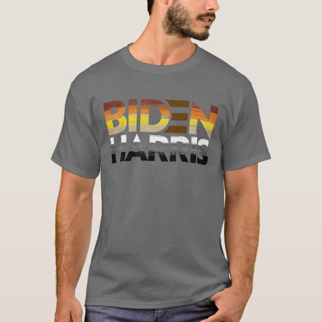 Biden Harris Bear Pride T-Shirt (Front)