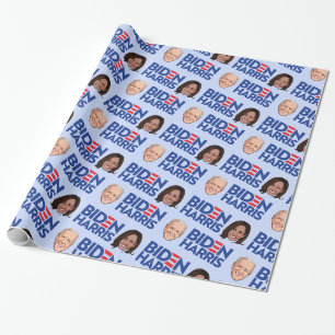 Biden Harris Birthday Wrapping Paper