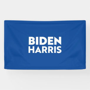 Biden Harris, Blue white Banner