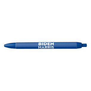 "Biden harris - blue white letters Black Ink Pen