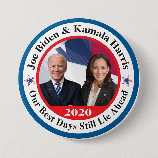 biden Harris campaign stuff 7.5 Cm Round Badge (Front)