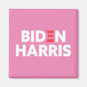 Biden / Harris Election Campaign Pink Magnet