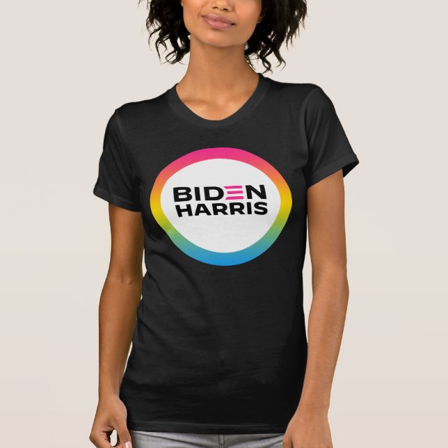 Biden Harris Pansexual Pride T-Shirt (Front)