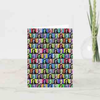 Biden Harris Pop Art (36 Colours) Card