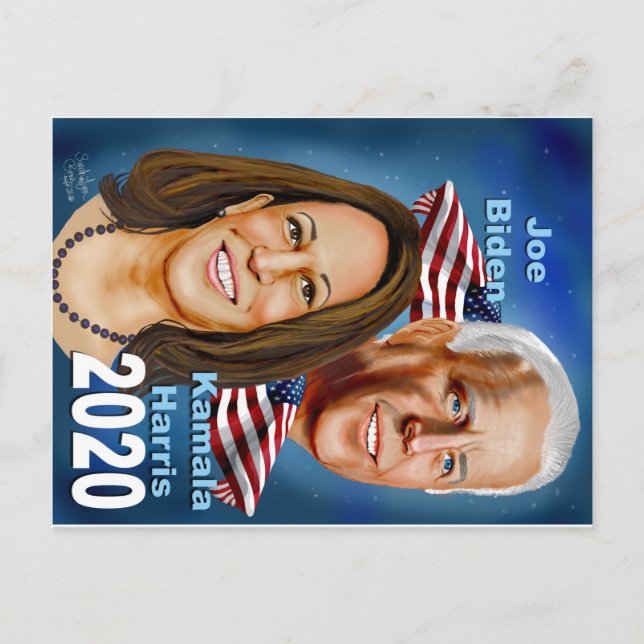 Biden Harris postcard (Front)