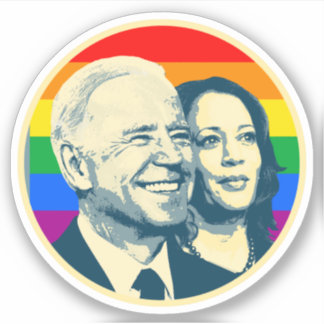 Biden Harris Rainbow Pride