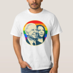 Biden Harris Rainbow Pride T-Shirt