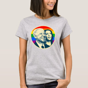 Biden Harris Rainbow Pride T-Shirt