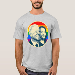 Biden Harris Rainbow Pride T-Shirt