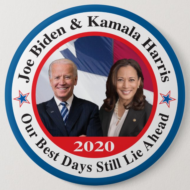 biden harris stuff 6 cm round badge (Front)
