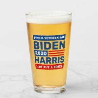 Biden Harris Veterans Not A Loser Glass