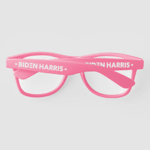 Biden / Harris White Stars Pink Sunglasses