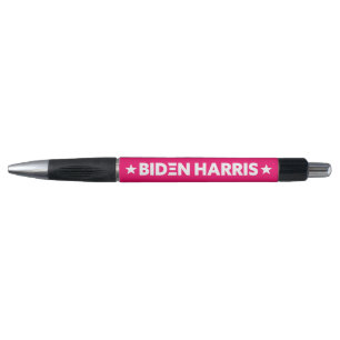Biden Harris White Stars Red Pink Custom Colour