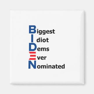Biden Idiot Magnet