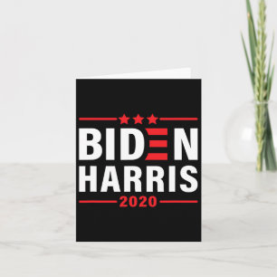 Biden Kamala Harris 2020 Election Democrat Liberal Card
