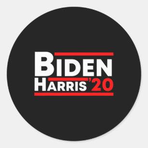 Biden Kamala Harris 2020 Election Democrat Liberal Classic Round Sticker
