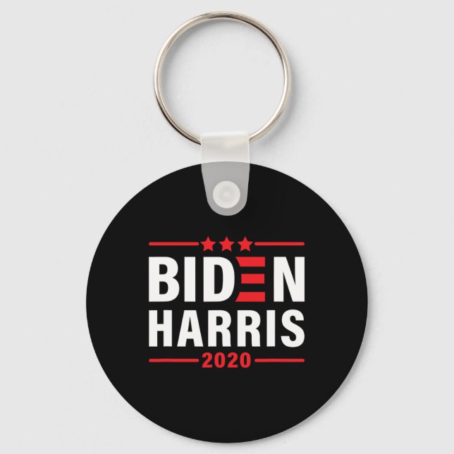 Biden Kamala Harris 2020 Election Democrat Liberal Key Ring (Front)