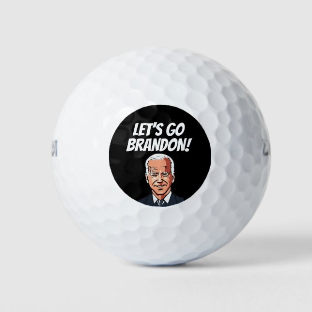 BIDEN LET'S GO BRANDON! GOLF BALLS (Front)