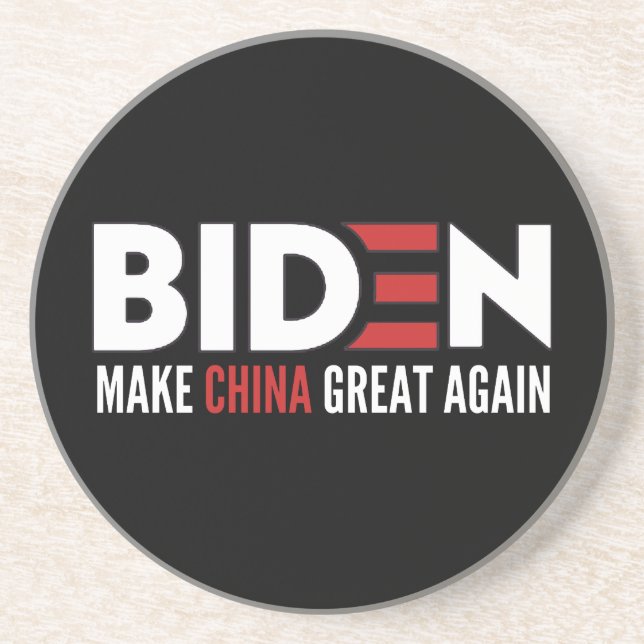 biden Make China Great Again Coaster (Front)