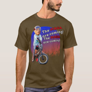 Biden Midnight Ride MAGA Are Coming Adult Costume T-Shirt