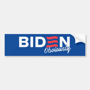 Biden Obviously New Logo 2024 Bumper Sticker