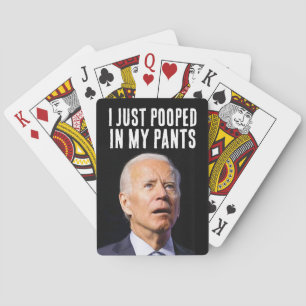 BIDEN POOPED IN PANTS CHRISTMAS PLAYING CARDS