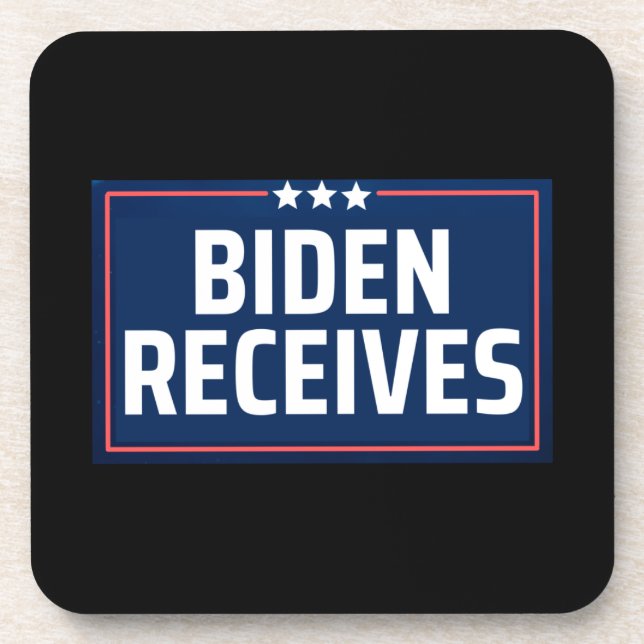 Biden Receives Coaster (Front)