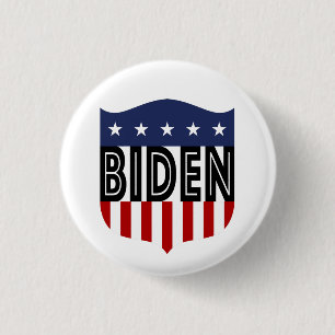 BIDEN stars and stripes 3 Cm Round Badge