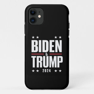 Biden Trump 2024 Funny Election Presidential VP Case-Mate iPhone Case