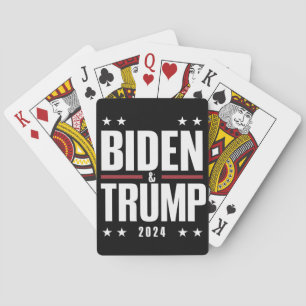 Biden Trump 2024 Funny Election Presidential VP Playing Cards