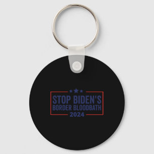 Biden's Border Bloodbath Saying Trump Men Women  Key Ring