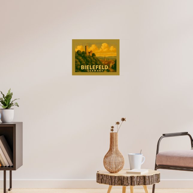 Bielefeld Germany City Art Poster (Living Room 3)