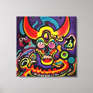 Bien podrías discutir con el Diablo Canvas Print