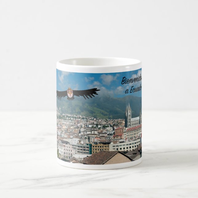 Bienvenidos a Ecuador Coffee Mug (Center)