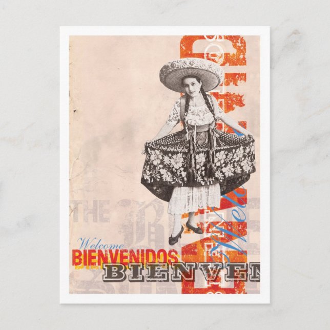 Bienvenidos postcard (Front)