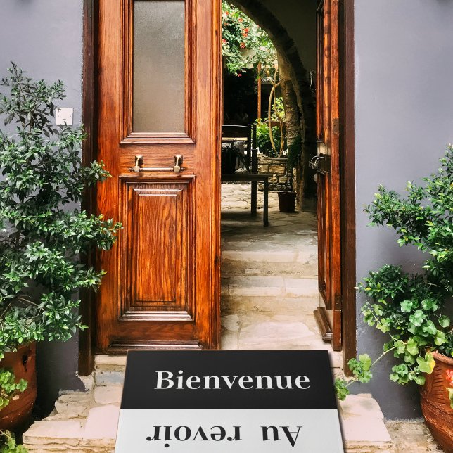  Bienvenue   - greetings in  French Doormat (Creator Uploaded)
